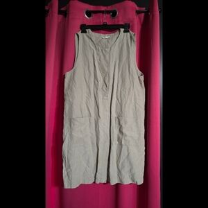 Eileen Fisher snap front dress w/pockets Size XL EUC